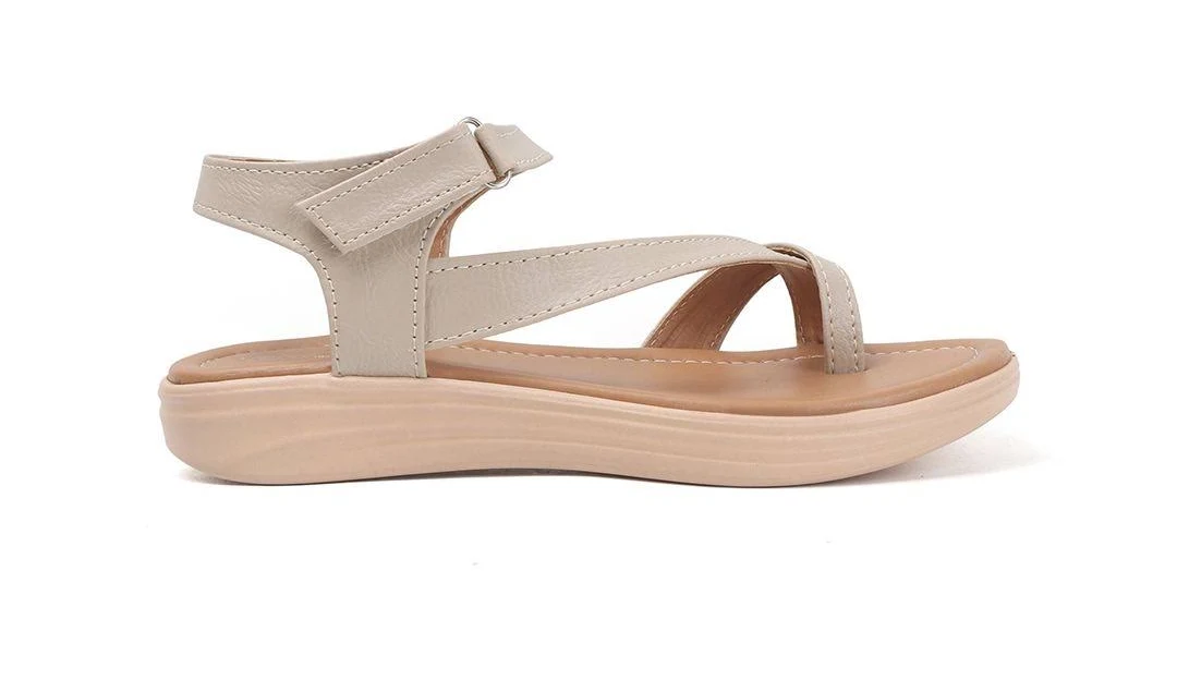Women's Velcro Comfort Heel Sandals. - Image 3