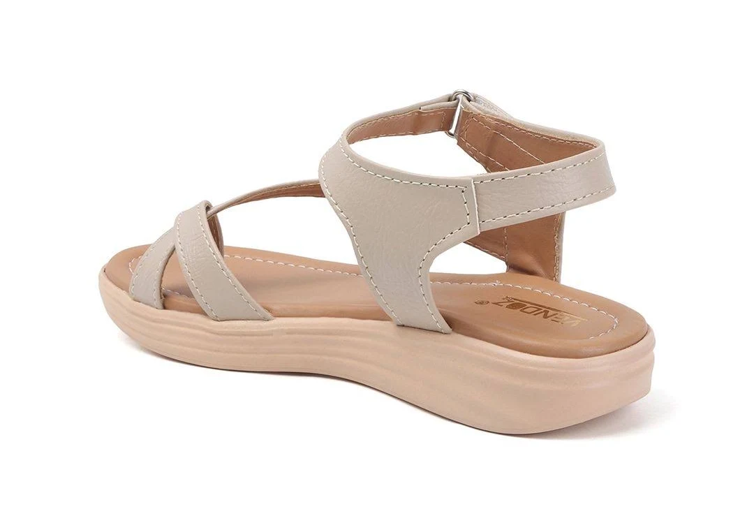 Women's Velcro Comfort Heel Sandals. - Image 2