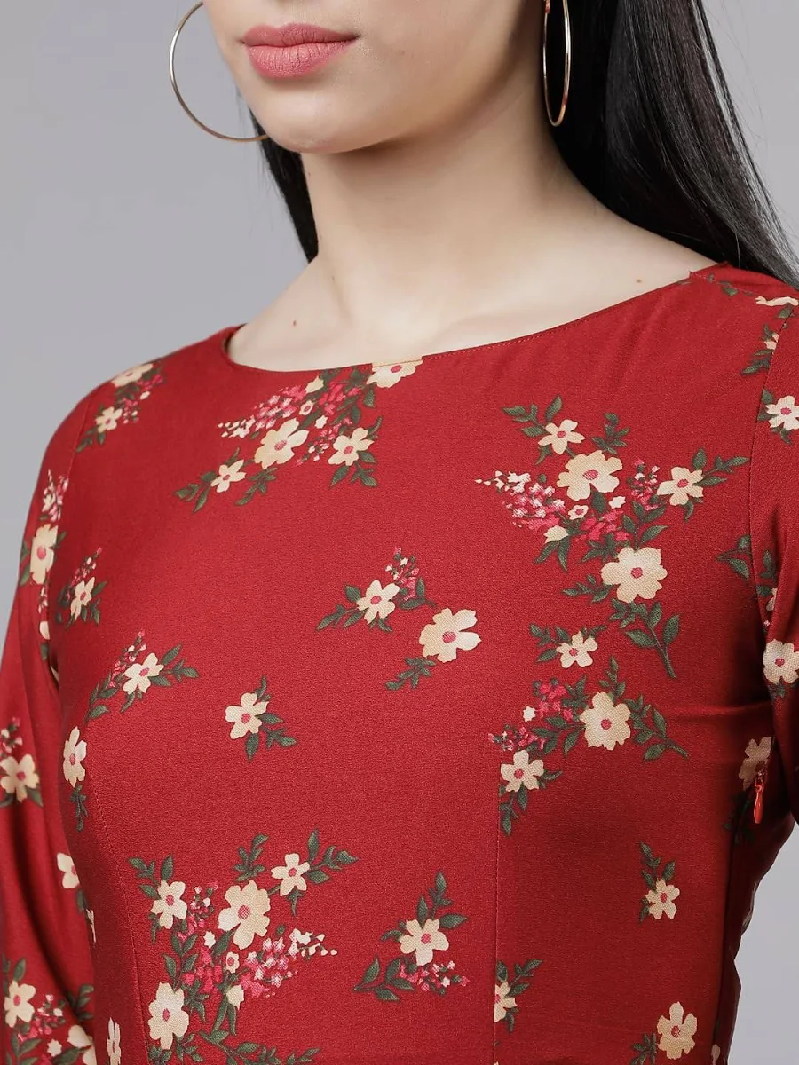 Tokyo Talkies Women's Floral Print Fit & Flare Maxi Dress - Image 2